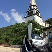 久賀島を、二人乗り電気自動車で、ほぼ一周♪