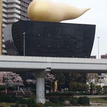 アサヒビール炎のオブジェクト