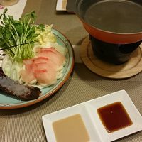 金目鯛と伊勢海老のしゃぶしゃぶ