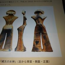本館では「縄文の女神」も見れました(撮影禁止なのでパンフ)