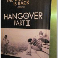 ハングオーバーがここでやってたよという垂れ幕です