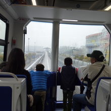 りんかい線の無人先頭車両