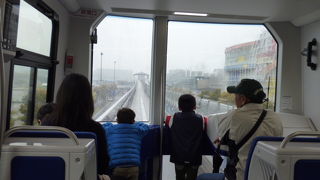 国際展示場前から台場駅へそして台場駅から新橋へ乗車しました!!