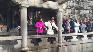 美味しいお水を頂きました