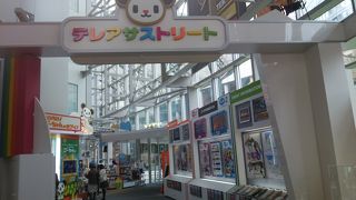 テレビ朝日1階の宣伝コーナー