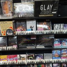 CDショップのGLAYコーナー