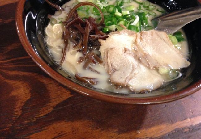 本格的な博多ラーメン