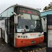 台南中心地までの無料バス