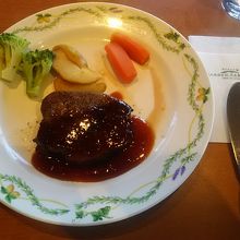 国産牛のステーキです。