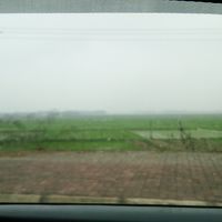 空港までの道景色