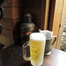 キンキンに冷えたビール ♪