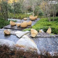 美しい公園の散策コースも