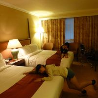 ベッドが広くてくつろげます