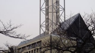 富山市内を一望