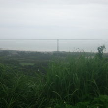 西大岳展望台から望む嘉弥真島の遠景