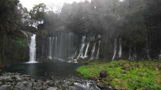 静岡の白糸の滝