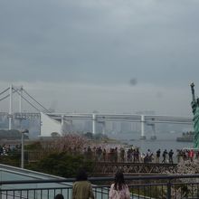 帰る時レインボーブリッジが大分綺麗に見えるようになりました