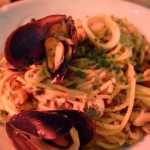 シーフードパスタ