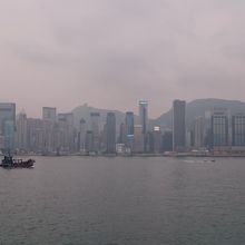 香港島を望む景色もいい