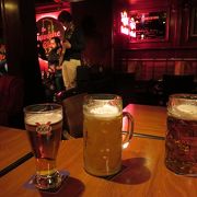 美味しいビールと生演奏! (でも行くならハッピーアワーがお勧め）