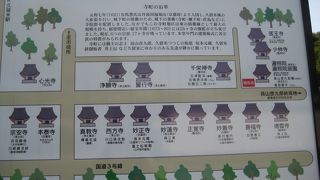 様々な外観の建物が並び楽しめる