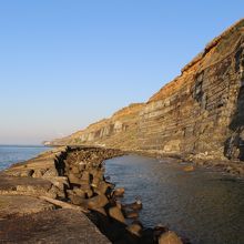 壊れかけの遊歩道？さすがに途中で引き返しました。