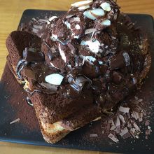 チョコのトースト