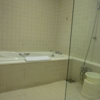 この純日本的お風呂がここの一押しでは。　