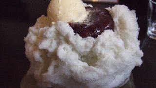 夏のふわふわかき氷