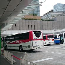 バスターミナルの状況です。