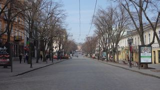 オデッサで最もにぎわう繁華街