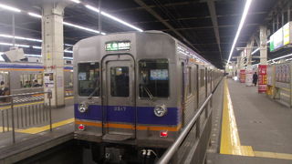 場合によっては区間急行と普通の乗換となることもあります