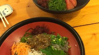 生しらす丼を食べてみました