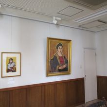 別館1階　福岡出身の画家　多田羅義雄氏の作品展示　