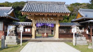 平戸城近くの神社