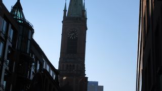 街中にあるプロテスタントの教会