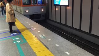 なんば線が開通し以前より便利になりました