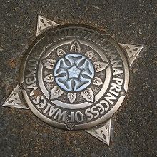 ダイアナ妃メモリアルウォークのプレート