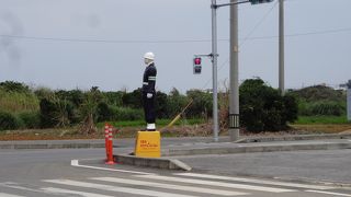 宮古島を守る警察官型人形