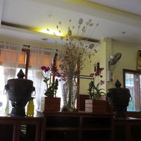 ロビーの装飾品