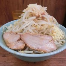 野菜マシマシ、ニンニク、脂