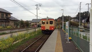 いすみ鉄道と高速バスの乗り換え駅