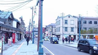 小樽の中で最もにぎやかな場所