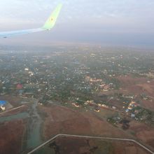 バンコクから75分‥もうすぐヤンゴンです。