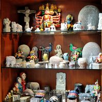 世界中の土産がロビーに飾られて毎朝キレイに掃除されてます