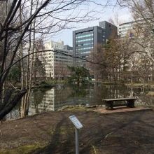 オフィス街のオアシスですね。