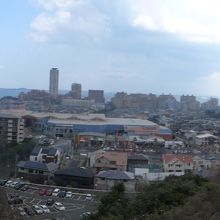 愛宕山からの百道方面景色