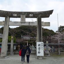 神社入り口の鳥居