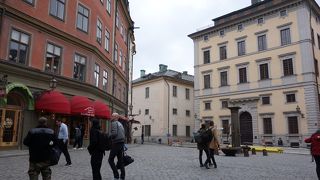 ガムラスタン南部の広場