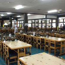 ほうとう会館２階の食事処。